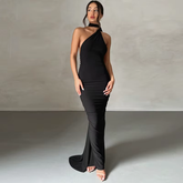 Cocktail Backless Maxi Dress