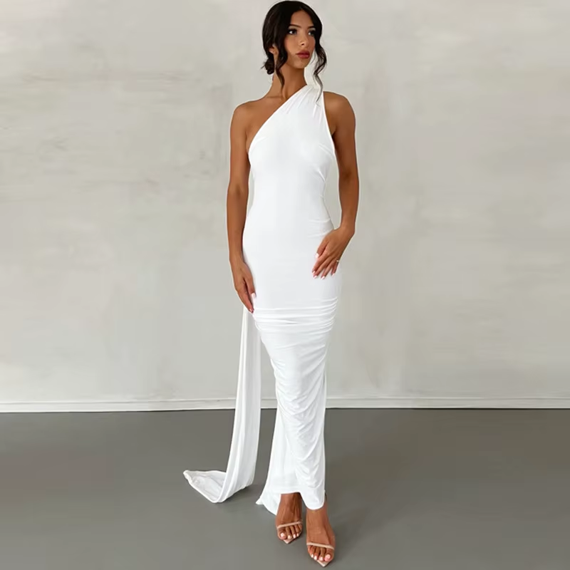 Cocktail Backless Maxi Dress