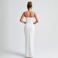 Flower Spaghetti Maxi Dress