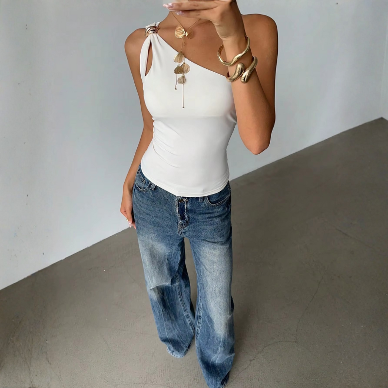 Asymmetric Chic Top