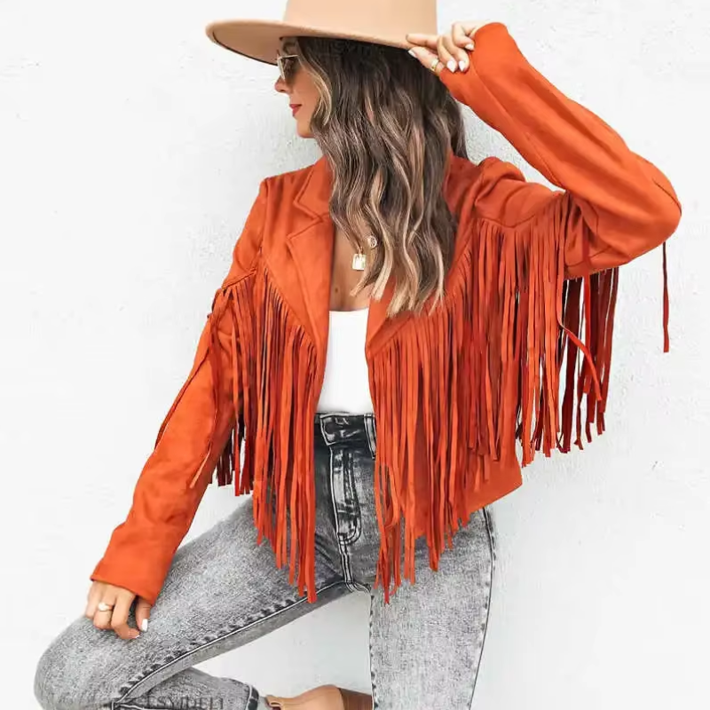 Western Jacket With Fringes