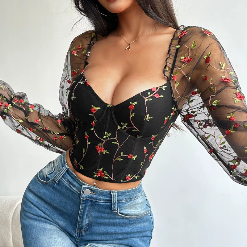 Alice Floral Long Sleeve Top