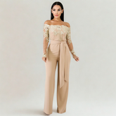 Sweet Chic Off-Shoulder Jumpsuit