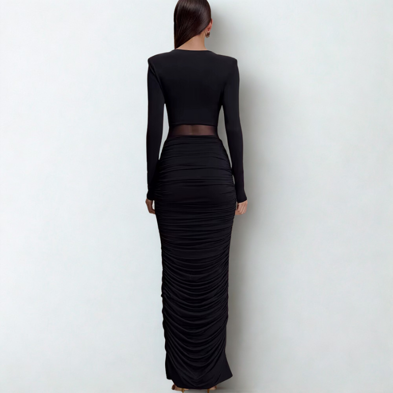 Low Cut Maxi Dress