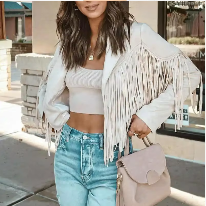 Western Jacket With Fringes