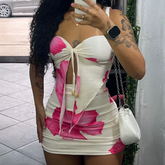 2 Piece Set Women's Floral Dress