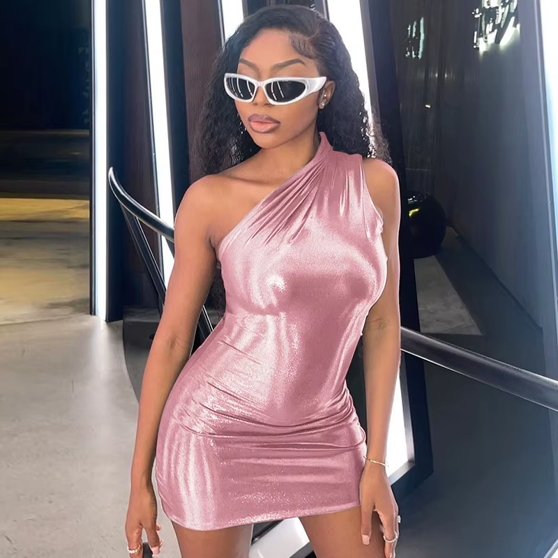 Reflective Mini Dress