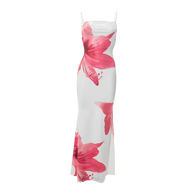 Radiant Floral Long Dress