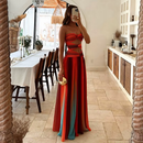 Tie-Dye Hollow Maxi Dress