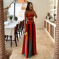 Tie-Dye Hollow Maxi Dress