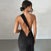 Cocktail Backless Maxi Dress