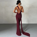 Cocktail Backless Maxi Dress