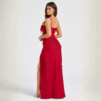 Flower Spaghetti Maxi Dress