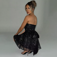 Shimmer Strapless Dress