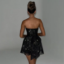 Shimmer Strapless Dress