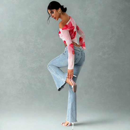 Floral Off The Shoulder Top