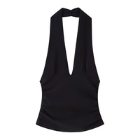 V-Neck Halter Top