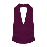 V-Neck Halter Top