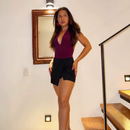 V-Neck Halter Top