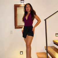 V-Neck Halter Top