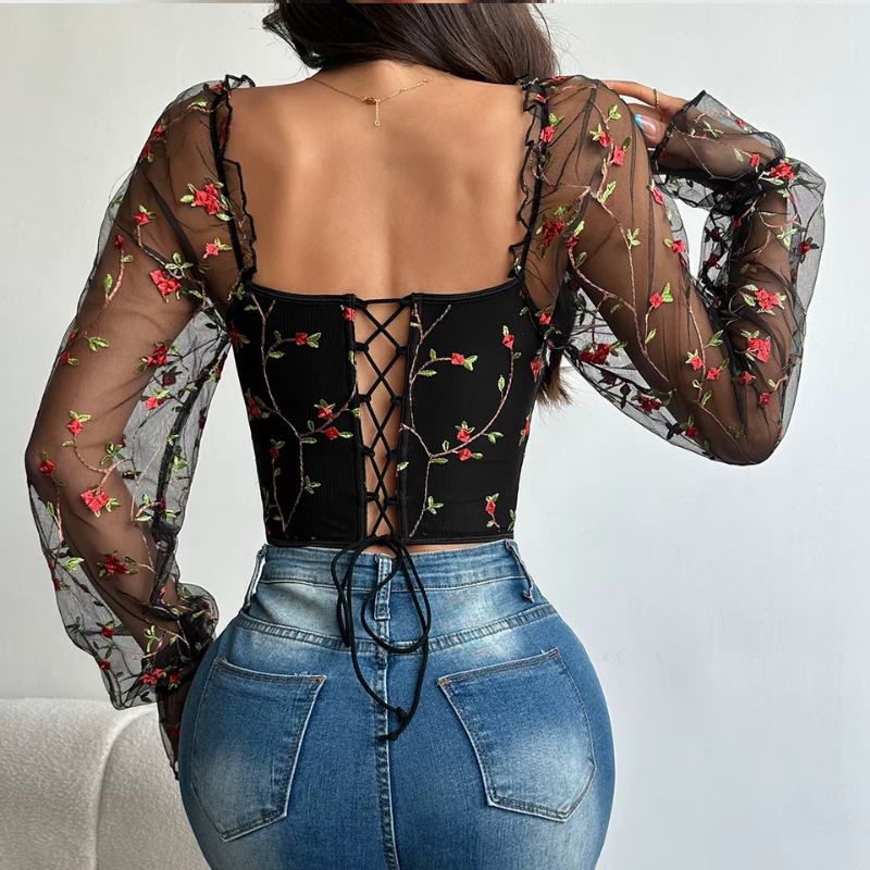 Alice Floral Long Sleeve Top