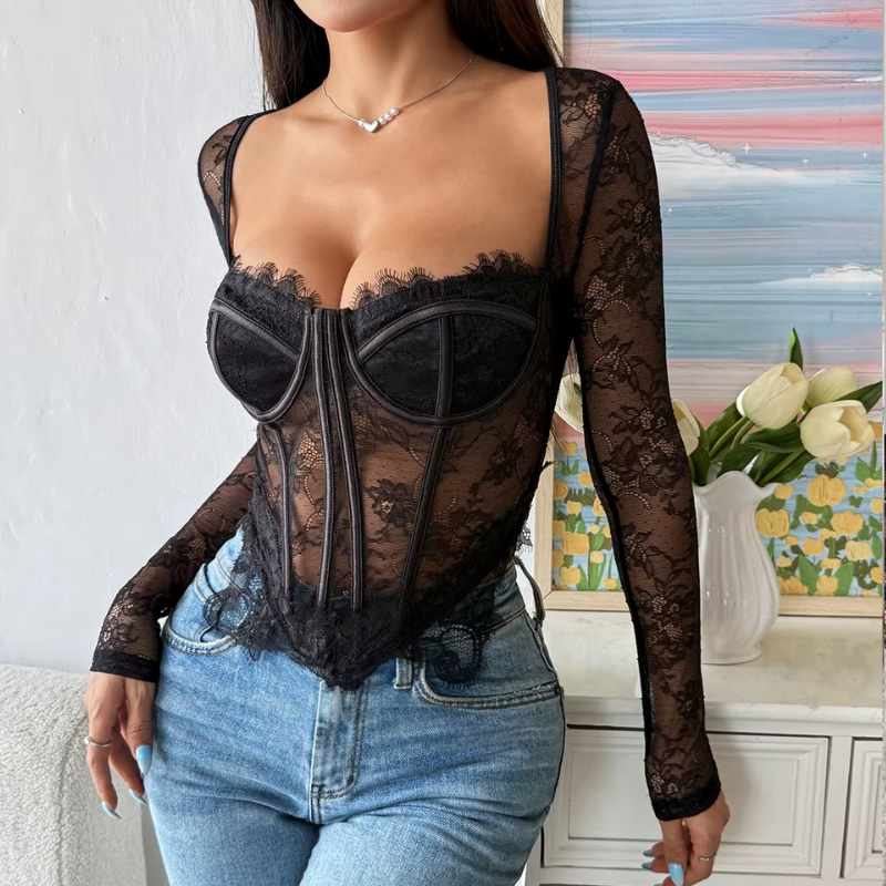 Night Lace Long Sleeve