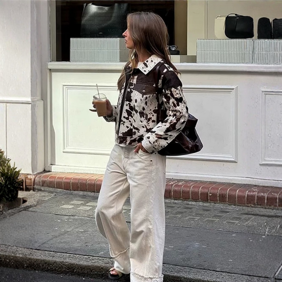Cow Print Jacket