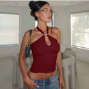Jasmine Halter Crop Top