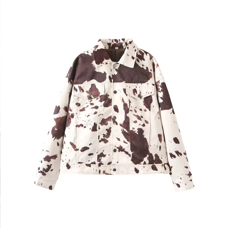 Cow Print Jacket