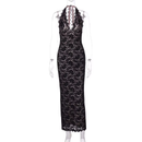 Halter Lace Midi Dress