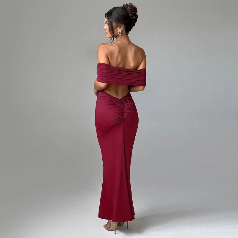 Classy Off-The-Shoulder Dress