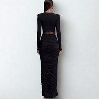 Low Cut Maxi Dress