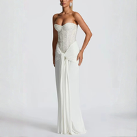 Sequin Strapless Maxi Dress