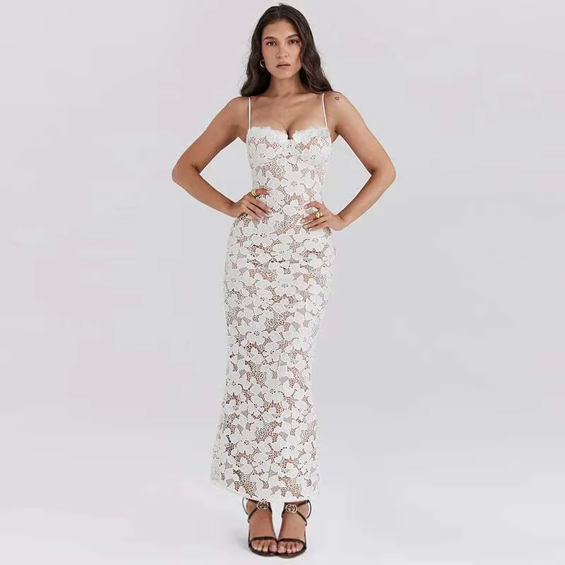 Romance in Lace Maxi Dress