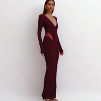 Low Cut Maxi Dress