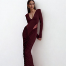 Low Cut Maxi Dress