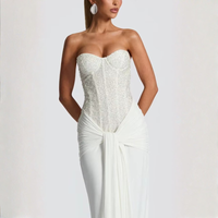 Sequin Strapless Maxi Dress