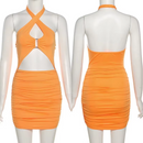 Hollow Out Mini Dress