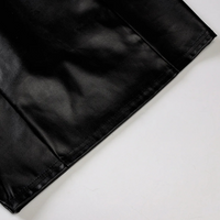 Womens Leather Hip Skirt Dress