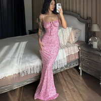 Floral Bodycon Maxi Dress
