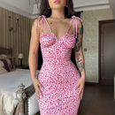 Floral Bodycon Maxi Dress