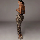 Leopard Print Bodycon Midi Dress