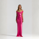 Velouré Noir Maxi Dress