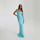 Velouré Noir Maxi Dress
