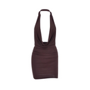 Women’s V-Neck Backless Bodycon Mini Dress