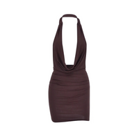 Women’s V-Neck Backless Bodycon Mini Dress